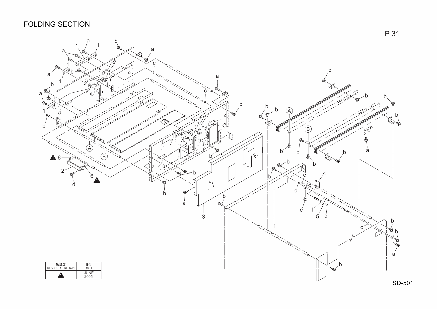 Konica-Minolta Options SD-501 15AN Parts Manual-6